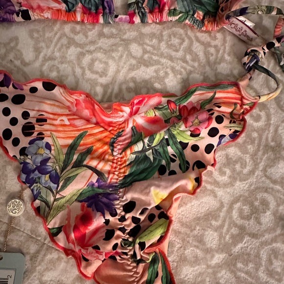 Brazilian Cut Floral Bikini - Picture 15 of 15